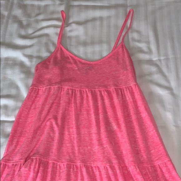 Pink Spaghetti Strap Dress Swimsuit Cover Up - Picture 2 of 3